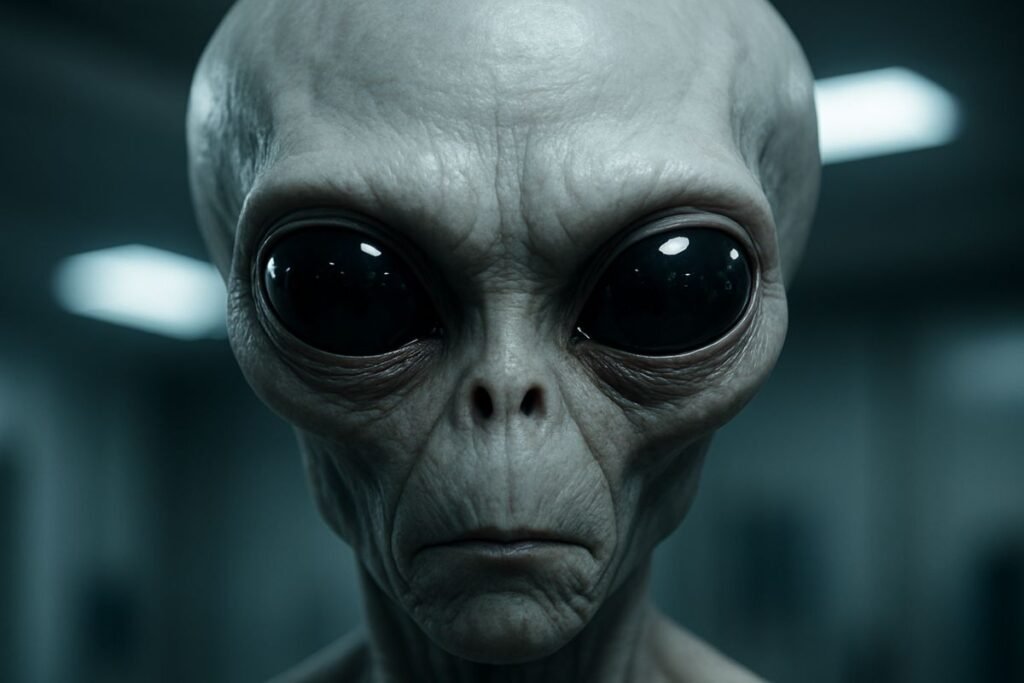 O rosto icônico dos Grays, com seus olhos amendoados e pele pálida, tornou-se o símbolo universal do fenômeno da abdução alienígena.