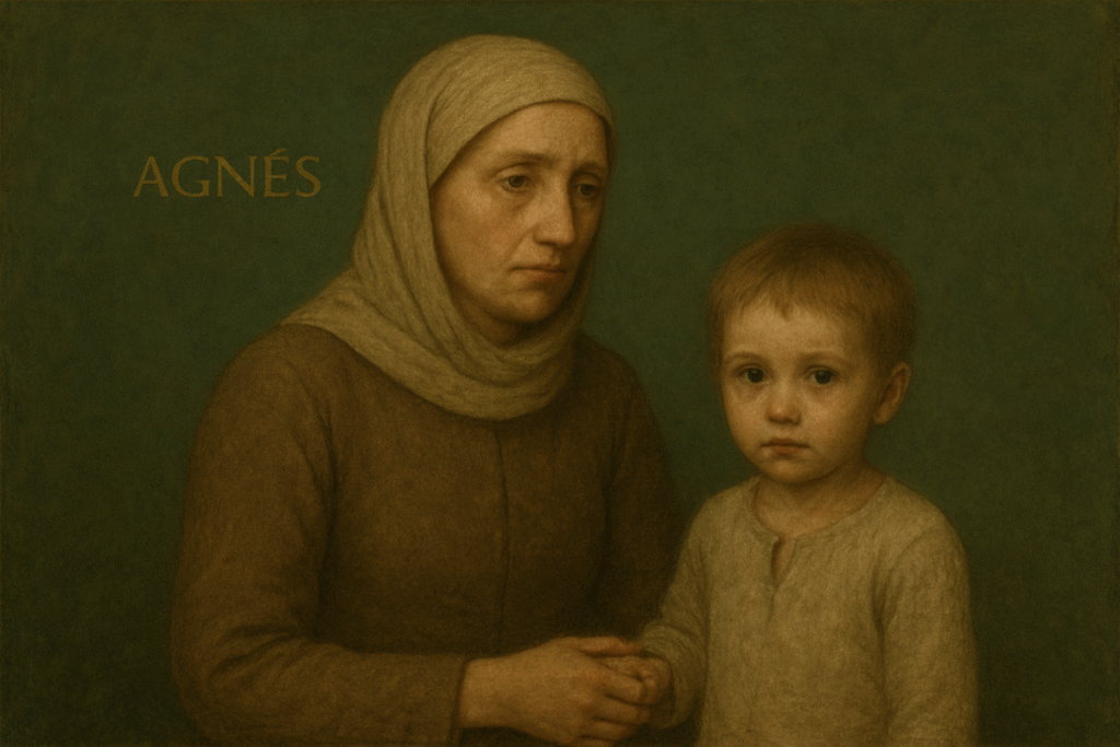 Agnes, a sobrevivente. Ela se casou, teve filhos e viveu o resto de sua vida em nosso mundo, mas a história de sua origem nunca a abandonou.