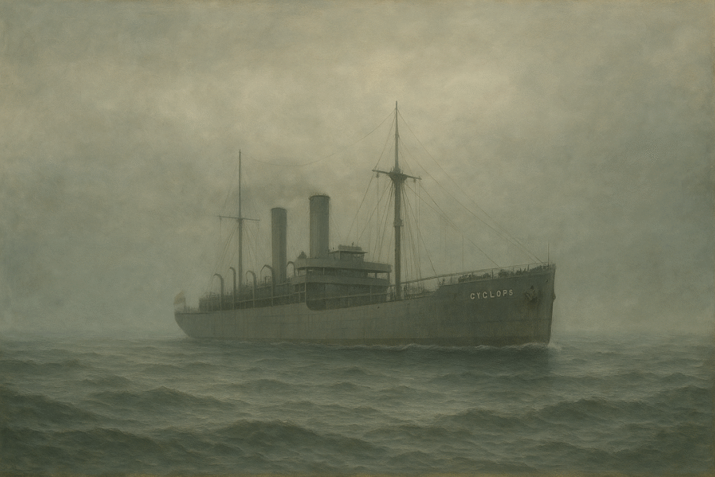 O USS Cyclops desapareceu sem deixar vestígios em 1918, com mais de 300 pessoas a bordo.