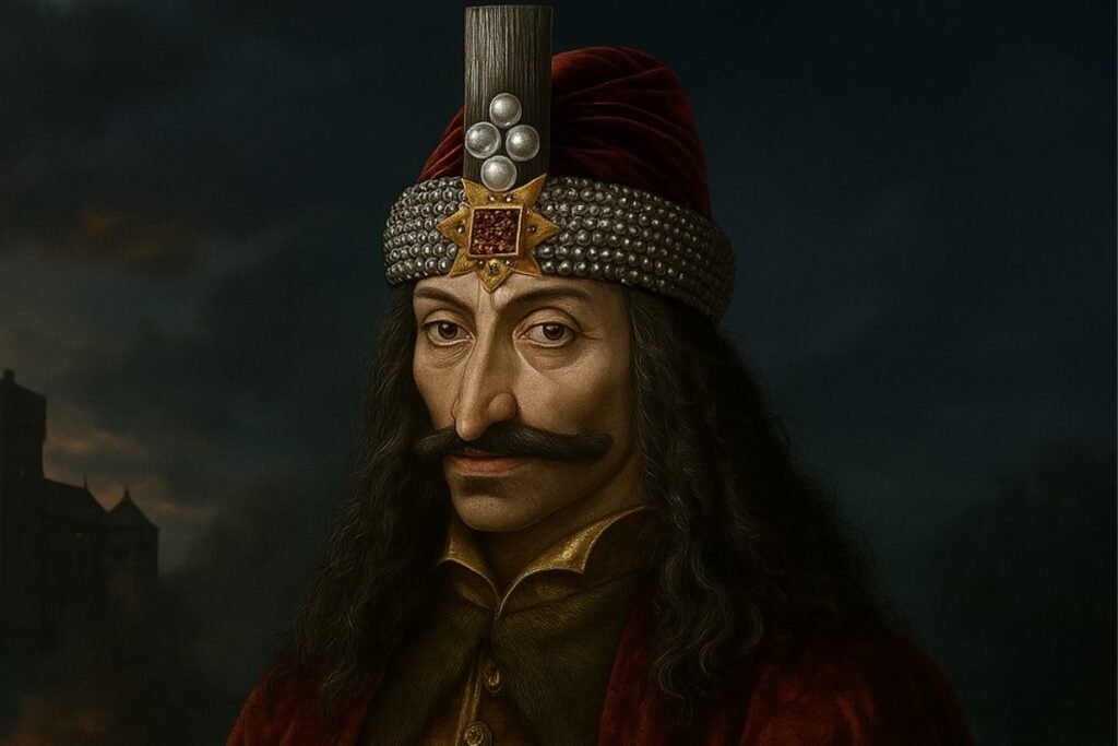 Antes do vampiro, existiu o príncipe. Este é o rosto de Vlad III Drácula, conhecido como Vlad o Empalador, o homem cuja história brutal foi a semente para a lenda de horror mais famosa do mundo.