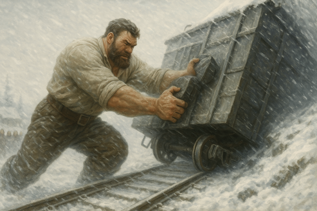 Não apenas força, mas heroísmo. A lenda mais famosa do Gigante da Sibéria é o resgate do trem, onde ele teria salvado dezenas de vidas com seu poder sobre-humano.